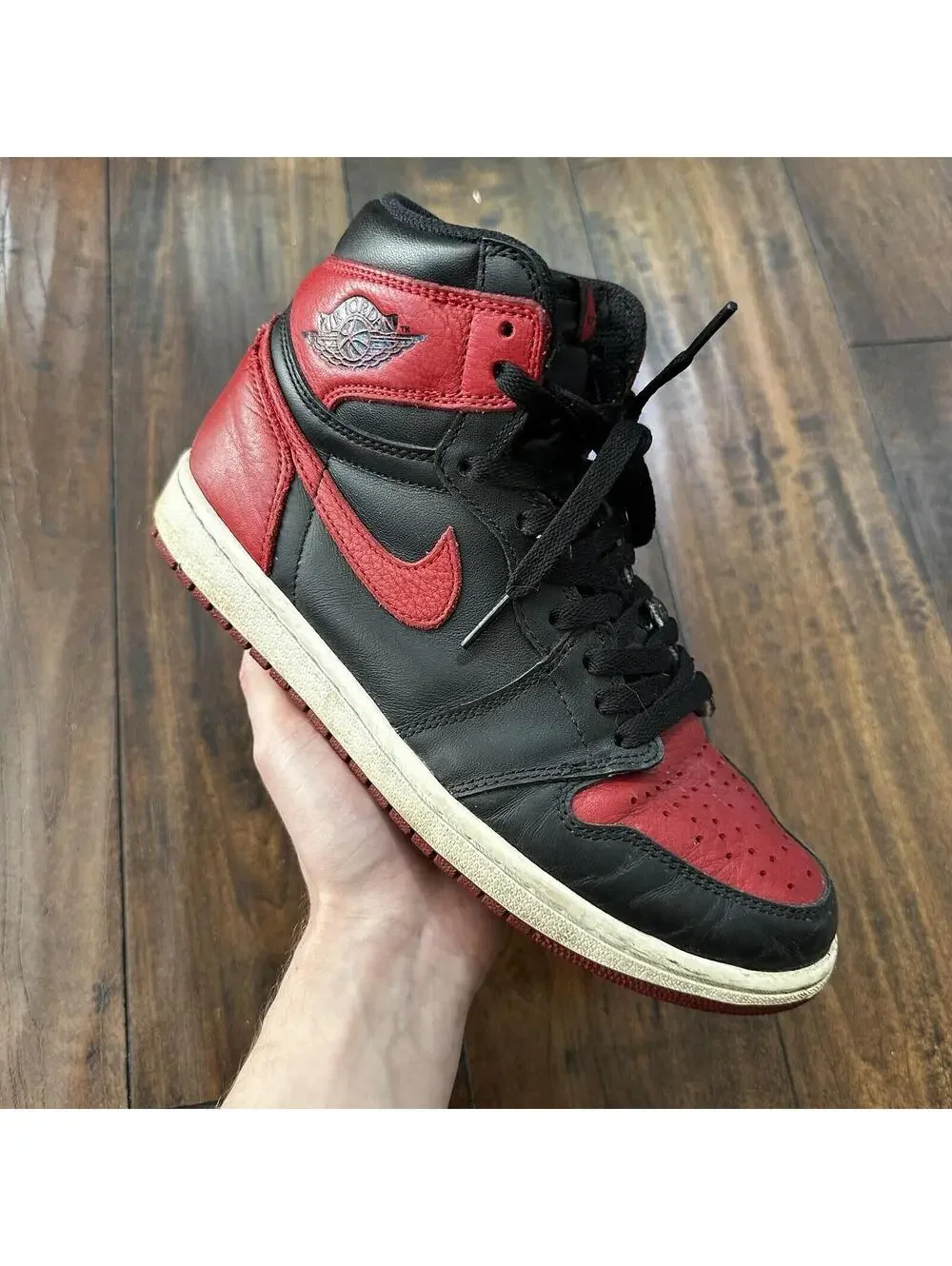 Size 8 - Jordan 1 Retro OG High Banned, Bred 2016 - 555088-001 No Box